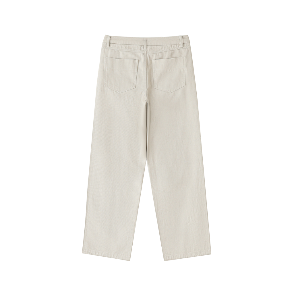 Heavyweight Cotton Straight-Leg Pants