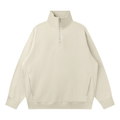 Quarter-Zip Drop Shoulder Sweatshirt