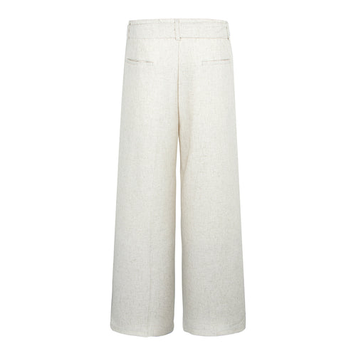 Chiffon Elegance Belted Pants