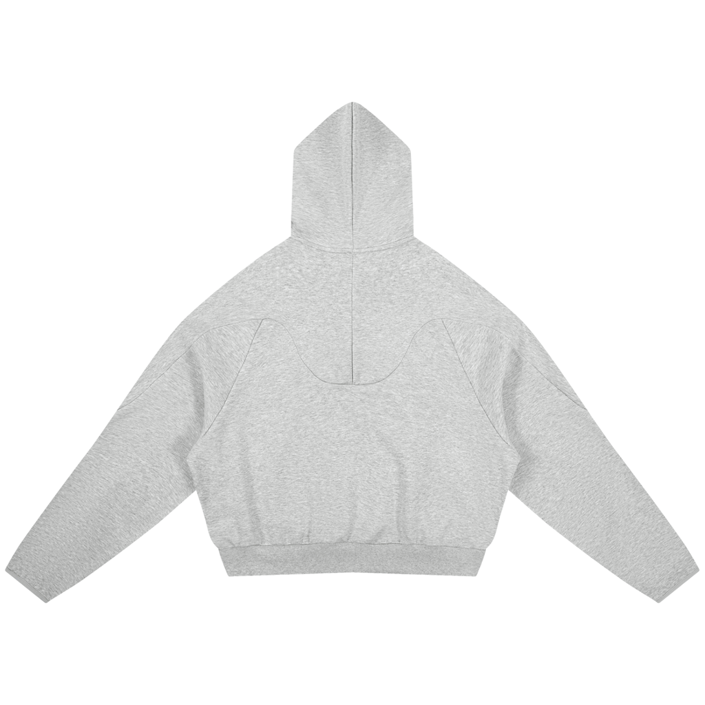 Curved Panel Raglan Hoodie